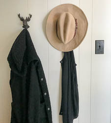 coat rack entrance real estate Prince Edward County country style