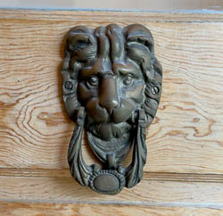 metal lion door knocker house for sale in Picton, ON