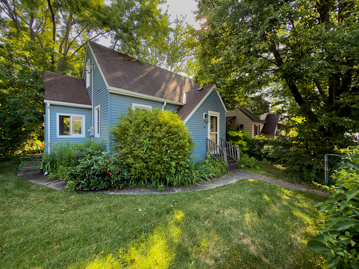 cottage style blue house for sale in PEC
